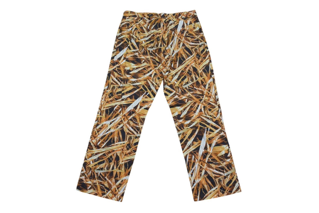 DOLCE&GABBANA ドルチェアンドガッバーナ カモフラージュ柄 パンツ コットン ブラウン サイズ34/48 美品 中古 4b000561