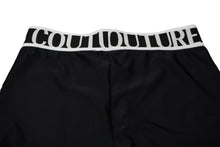 画像をギャラリービューアに読み込む, 極美品 Versace Jeans ヴェルサーチ・ジーンズ ショートパンツ レギンス ブラック ロゴ 72HAC110 サイズ42 中古 56519