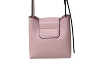 Load image into Gallery viewer, Salvatore Ferragamo サルヴァトーレフェラガモ ハンドバッグ トリフォリオ ガンチーニ ピンク シルバー金具 美品 中古 56960