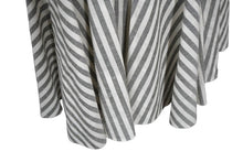 画像をギャラリービューアに読み込む, 極美品 LOEWE ロエベ 膝丈スカート レディース ホワイト ベージュ ストライプ S2185011FA 中古 57223