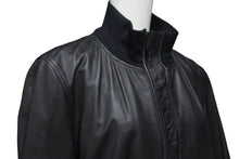 画像をギャラリービューアに読み込む, YVES SAINT LAURENT イヴサンローラン 2WAY ジップレザージャケット ブラック 羊革 46 212276 Y5SCA 美品 中古 57247