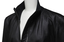 画像をギャラリービューアに読み込む, YVES SAINT LAURENT イヴサンローラン 2WAY ジップレザージャケット ブラック 羊革 46 212276 Y5SCA 美品 中古 57247