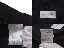 画像をギャラリービューアに読み込む, YVES SAINT LAURENT イヴサンローラン 2WAY ジップレザージャケット ブラック 羊革 46 212276 Y5SCA 美品 中古 57247