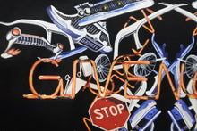 画像をギャラリービューアに読み込む, GIVENCHY ジバンシィ 半袖 Ｔシャツ Neon Lights BM71203002 ブラック コットン サイズ XXL 美品 中古 57705