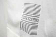 画像をギャラリービューアに読み込む, GIVENCHY ジバンシィ 半袖 Ｔシャツ BRANDED TAPE DETAILS BM70WJ3002 コットン ホワイト 良品 中古57707