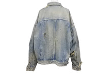 画像をギャラリービューアに読み込む, SAINT MICHAEL セント マイケル BerBerJin デニム ジャケット ダメージ加工 SM-A23-0000-C17 サイズXL 美品 中古 57929