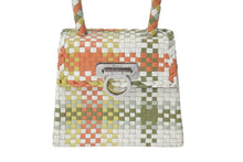 Load image into Gallery viewer, Salvatore Ferragamo サルヴァトーレフェラガモ ハンドバッグ DO217228 ガンチーニ 編み込み マルチカラー 美品 中古 58310