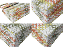 Load image into Gallery viewer, Salvatore Ferragamo サルヴァトーレフェラガモ ハンドバッグ DO217228 ガンチーニ 編み込み マルチカラー 美品 中古 58310