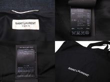 画像をギャラリービューアに読み込む, 極美品 SAINT LAURENT サンローラン ブルゾン ムーンディスカバリー テディブルゾン 刺繍 16SS 9644 Y565K シルバー金具 中古 58503
