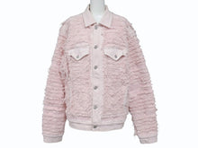 画像をギャラリービューアに読み込む, 極美品 1017 ALYX 9SM blackmeans アリクス ブラックミーンズ デニムジャケット YZERR私物 コットン ポリウレタン ピンク サイズL 中古 4b005890