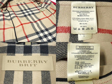 画像をギャラリービューアに読み込む, BURBERRY BRIT バーバリー ブリッド ダッフル ウール コート ピンク系 4020919 アウター チェック サイズ38 良品 中古 59148