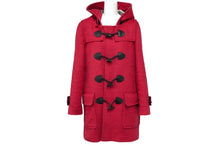 画像をギャラリービューアに読み込む, BURBERRY BRIT バーバリー ブリッド ダッフル ウール コート ピンク系 4020919 アウター チェック サイズ38 良品 中古 59148