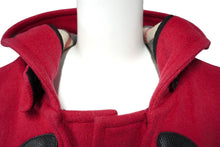 画像をギャラリービューアに読み込む, BURBERRY BRIT バーバリー ブリッド ダッフル ウール コート ピンク系 4020919 アウター チェック サイズ38 良品 中古 59148