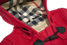 画像をギャラリービューアに読み込む, BURBERRY BRIT バーバリー ブリッド ダッフル ウール コート ピンク系 4020919 アウター チェック サイズ38 良品 中古 59148