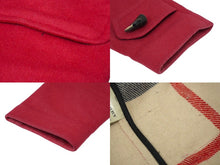 画像をギャラリービューアに読み込む, BURBERRY BRIT バーバリー ブリッド ダッフル ウール コート ピンク系 4020919 アウター チェック サイズ38 良品 中古 59148