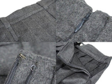 画像をギャラリービューアに読み込む, 新品未使用 MIUMIU ミュウミュウ プリーツスカート MG1856113K ダブルベルトループ ウール グレー サイズ42 中古 59198