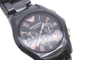 Emporio Armani エンポリオアルマーニ 時計 セラミック ステンレス