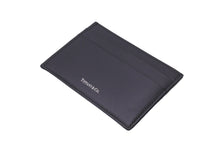 画像をギャラリービューアに読み込む, 新品同様 TIFFANY&amp;Co. ティファニー カードケース パスケース 定期入れ グレー チャコール レザー 5ポケット 中古 59530