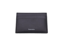 画像をギャラリービューアに読み込む, 新品同様 TIFFANY&amp;Co. ティファニー カードケース パスケース 定期入れ グレー チャコール レザー 5ポケット 中古 59530