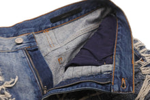 画像をギャラリービューアに読み込む, 1017 ALYX 9SM × blackmeans アリクス ブラックミーンズ デストロイクラッシュ デニムパンツ ボトムス ブルー サイズ34 美品 中古 59766