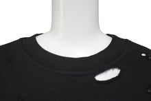 画像をギャラリービューアに読み込む, 極美品 RAF SIMONS ラフシモンズ クルーネック スウェット トレーナー 22AW サイズ1 ブラック コットン 222-M168 中古 60134