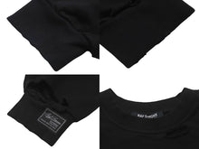 画像をギャラリービューアに読み込む, 極美品 RAF SIMONS ラフシモンズ クルーネック スウェット トレーナー 22AW サイズ1 ブラック コットン 222-M168 中古 60134