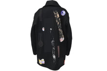 画像をギャラリービューアに読み込む, 極美品 RAF SIMONS×STERLING RUBY ラフシモンズ コート ARCHIVE REDUX パッチワーク フライフロント 2014年復刻版 中古 60135