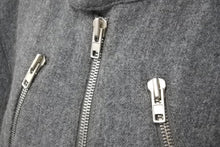 画像をギャラリービューアに読み込む, MARTIN MARGIELA マルタンマルジェラ 本人期 ジャケット ハチノジライダース グレー サイズ50 28 AM006 美品 中古 60155