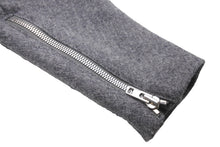 画像をギャラリービューアに読み込む, MARTIN MARGIELA マルタンマルジェラ 本人期 ジャケット ハチノジライダース グレー サイズ50 28 AM006 美品 中古 60155