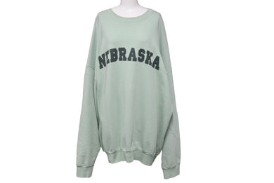 RAF SIMONS ARCHIVE REDUX ラフシモンズ アーカイブリダックス ネブラスカプリントスウェット 21SS ミントグリーン 美品 中古 60742