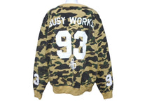 Load image into Gallery viewer, A BATHING APE アベイシングエイプ スウェット ASNKA GENERALS 1st カモ柄 パット入り プリント サイズM 美品 中古 60745