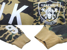 Load image into Gallery viewer, A BATHING APE アベイシングエイプ スウェット ASNKA GENERALS 1st カモ柄 パット入り プリント サイズM 美品 中古 60745