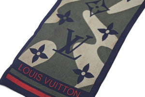 LOUIS VUITTON ルイヴィトン スカーフ カモフラージュ モノグラム 村上