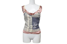 Load image into Gallery viewer, 極美品 Christian Dior クリスチャンディオール ジョンガリアーノ トップス ビスチェ ニュースペーパー 0H13055040 サイズ36 60883