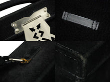 画像をギャラリービューアに読み込む, Jean Paul Gaultier ジャンポール ゴルチェ ハンドバッグ スウェード メタルデザイン 290288-81 シルバー金具 良品 中古 61050