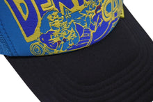 画像をギャラリービューアに読み込む, KAPITAL キャピタル キャップ DENIM MEN LOVES CATS K2204XH528 ポリエステル ナイロン ブルー イエロー ONE SIZE 美品 中古 4b006114
