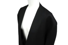 画像をギャラリービューアに読み込む, MARTIN MARGIELA マルタンマルジェラ ジャケット S50BN0318 S47782 17年AW ウール コットン レーヨン ブラック 50 美品 中古 61159