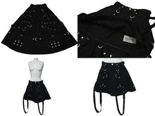 Load image into Gallery viewer, 極美品 BALENCIAGA バレンシアガ マキシ リバー スカート 3WAY 22SS ブラック デニム サイズ34 681718 中古 61365