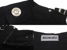 Load image into Gallery viewer, 極美品 BALENCIAGA バレンシアガ マキシ リバー スカート 3WAY 22SS ブラック デニム サイズ34 681718 中古 61365