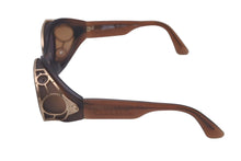 画像をギャラリービューアに読み込む, Jean Paul Gaultier ジャンポール ゴルチェ ゴーグル サングラス 56-6001 90s ヴィンテージ マットブラウン GP 美品 中古 61408