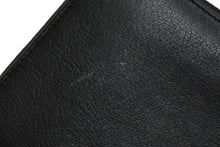 画像をギャラリービューアに読み込む, YVES SAINT LAURENT イヴ サンローラン 長財布 ラウンドファスナー YSLロゴ 352904 レザー ブラック 美品 中古 4c061010