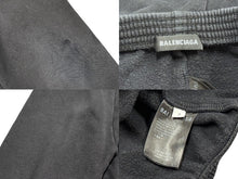 Load image into Gallery viewer, BALENCIAGA バレンシアガ ハーフパンツ スウェットパンツ レディース 556159 ブラック コットン サイズ2 美品 中古 61662