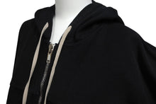 画像をギャラリービューアに読み込む, Rick Owens リックオウエンス ジップアップパーカー RU19F4279-BA 19AW Mサイズ ブラック 美品 中古 61759