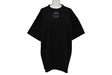 新品未使用 SAINT MICHAEL セント マイケル BORN SAINT 半袖Ｔシャツ SM-YS3-0000-C06 24SS サイズL ブラック 中古 61786