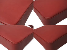 画像をギャラリービューアに読み込む, BURBERRY バーバリー ショルダーバッグ ノバチェック柄 ブランドロゴ レザー レッド ゴールド金具 美品 中古 61831