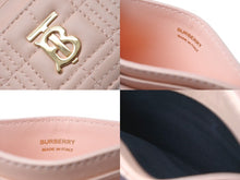 画像をギャラリービューアに読み込む, BURBERRY バーバリー キルティング ローラ カードケース ピンク ラムスキン 8056102B1916 ウォレット 名刺入れ 美品 中古 61903