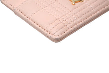 画像をギャラリービューアに読み込む, BURBERRY バーバリー キルティング ローラ カードケース ピンク ラムスキン 8056102B1916 ウォレット 名刺入れ 美品 中古 61903