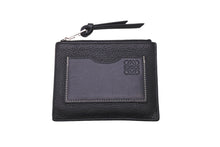 画像をギャラリービューアに読み込む, LOEWE ロエベ コインカードホルダー ラージ コインケース C660O37X01 ブラック パラジウム シルバー金具 美品 中古 61905