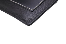 画像をギャラリービューアに読み込む, LOEWE ロエベ コインカードホルダー ラージ コインケース C660O37X01 ブラック パラジウム シルバー金具 美品 中古 61905