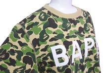 Load image into Gallery viewer, A BATHING APE アベイシングエイプ スウェットシャツ カモフラージュ 001SWG301017X Mサイズ コットン グリーン 良品 中古 62137